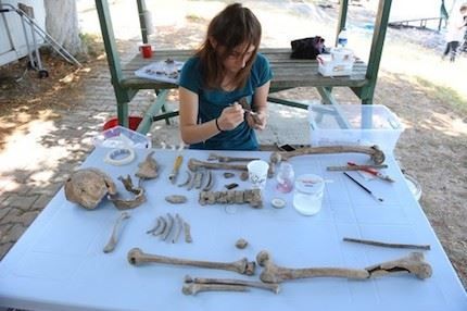 Reperti trovati nella basilica sommersa