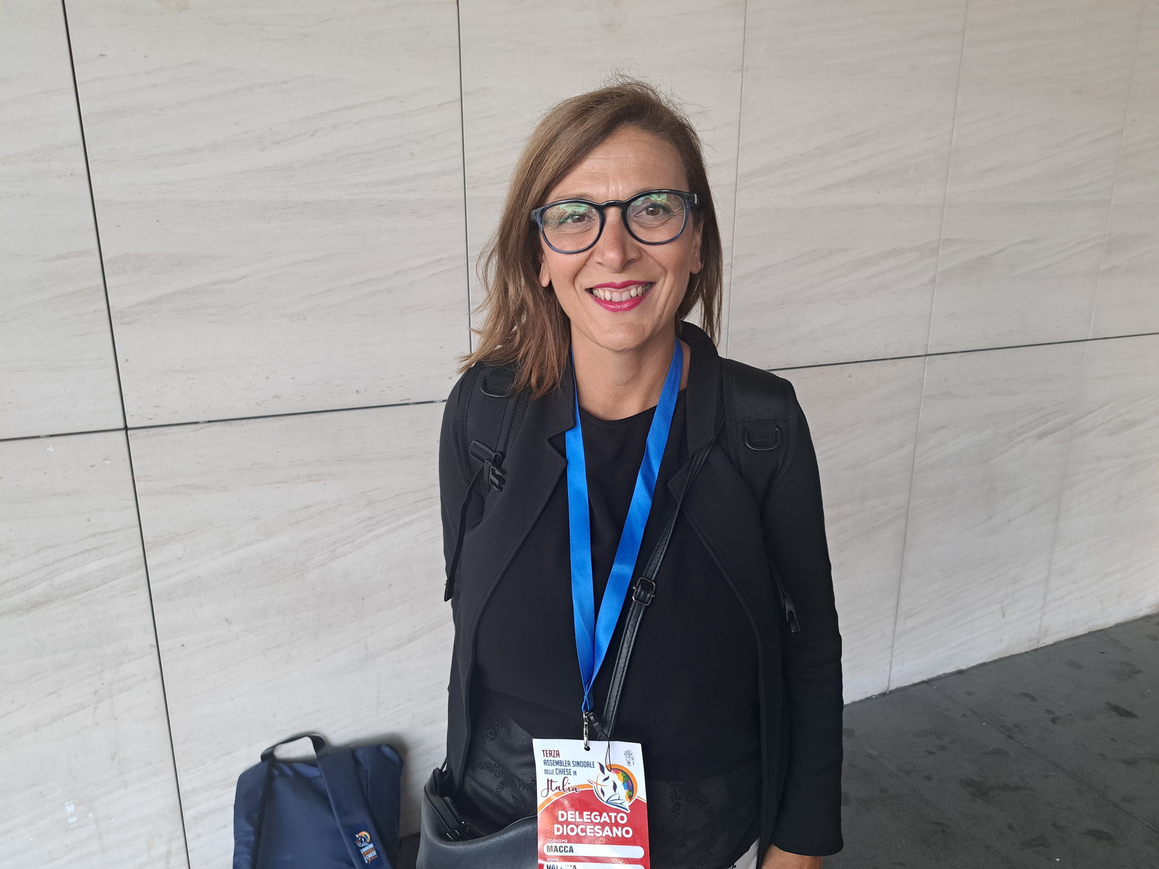 Valeria Macca, delegata per la diocesi di Siracusa