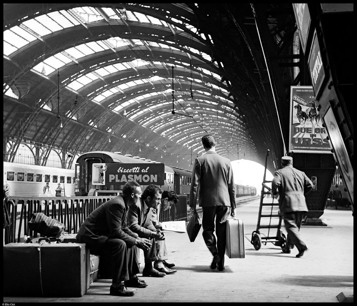 Elio Ciol, Stazione di Milano, 1961 © Elio Ciol