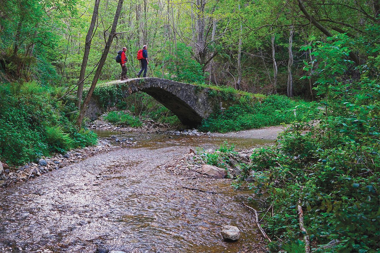 Sul Cammino di San Francesco di Paola, in Calabria: il ponte medievale delle Jumiceddre © Angelina Marcelli