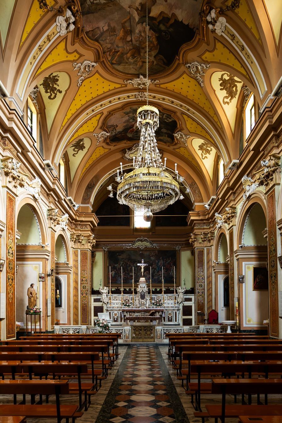 Interni della chiesa di Sant’Antonio Abbate, ad Agnone (Is) /Massimiliano Rella