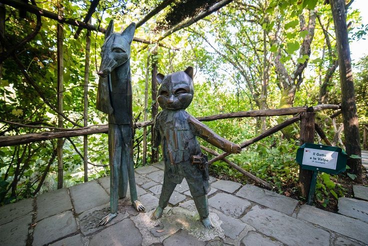 Il parco di Pinocchio a Collodi, in Toscana © Fondazione Nazionale Carlo Collodi