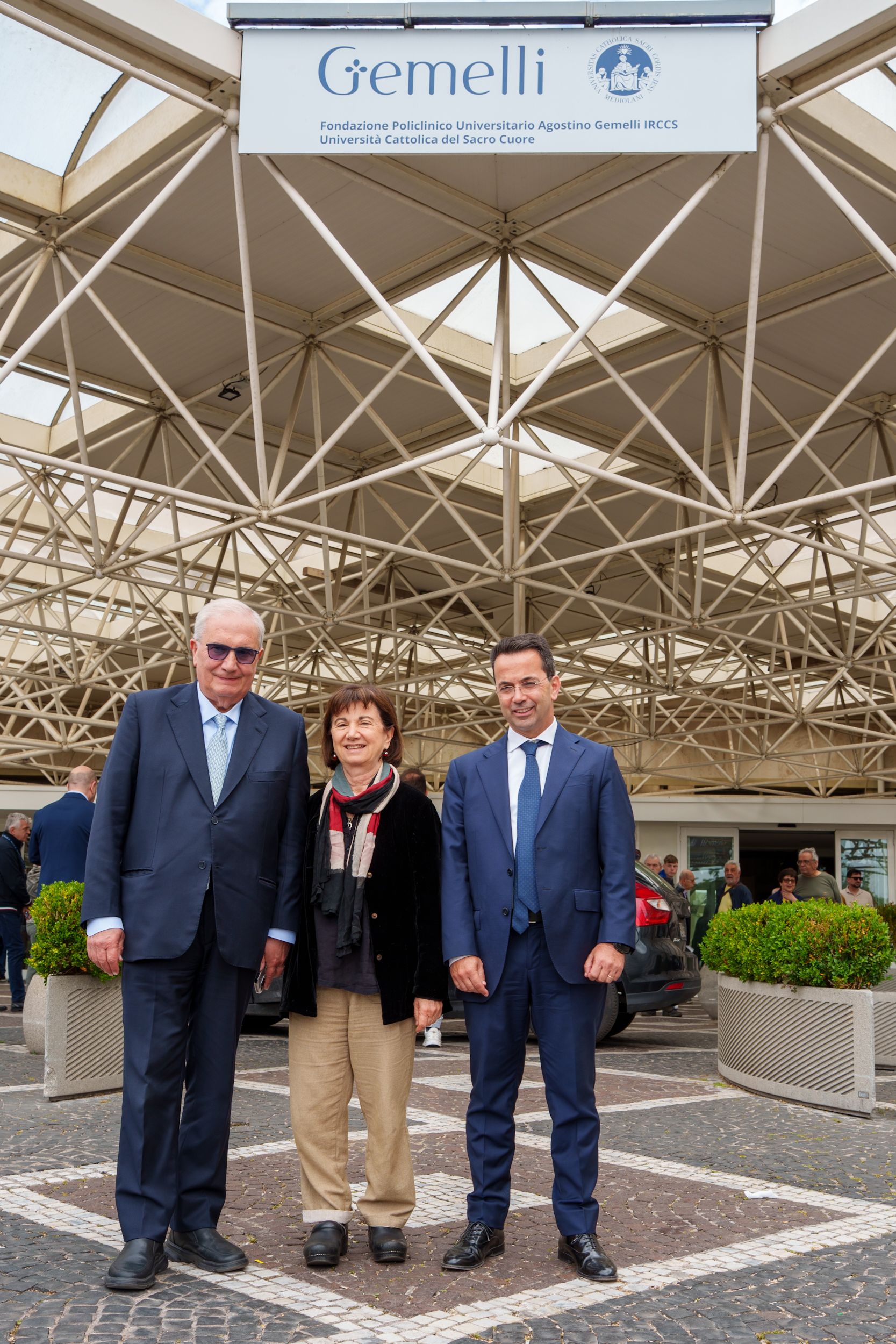 Giuseppe Fioroni, Eugenia Roccella e Daniele Piacentini. Ufficio stampa Gemelli