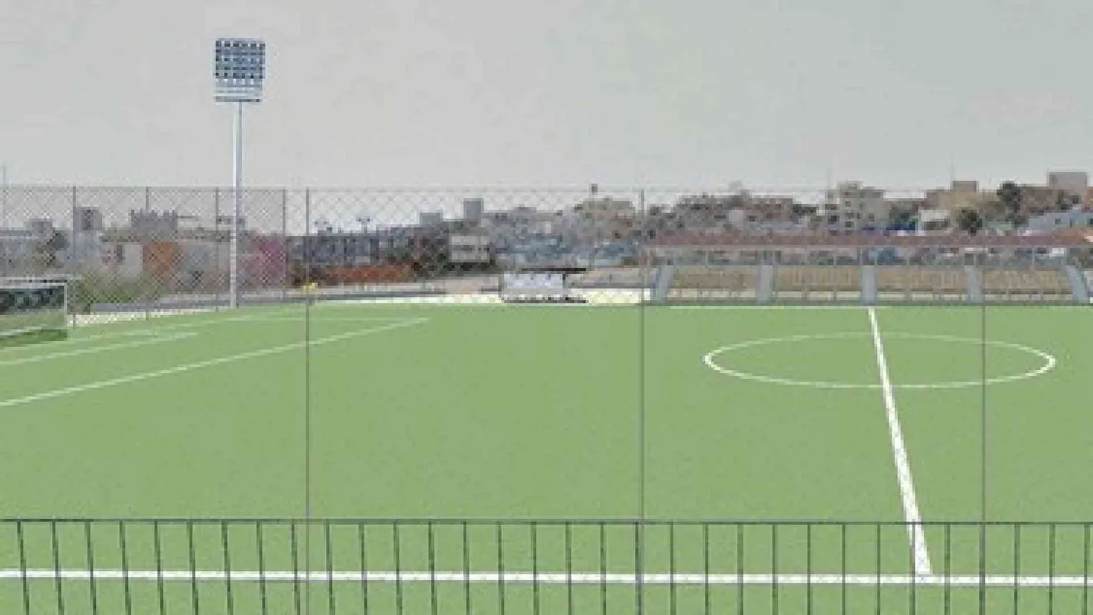 Un campo da calcio per Lampedusa