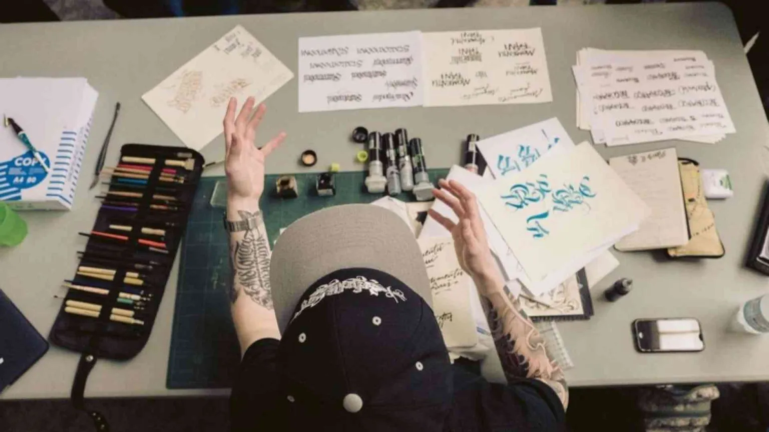 Calligrafia: il pennino corre sul web