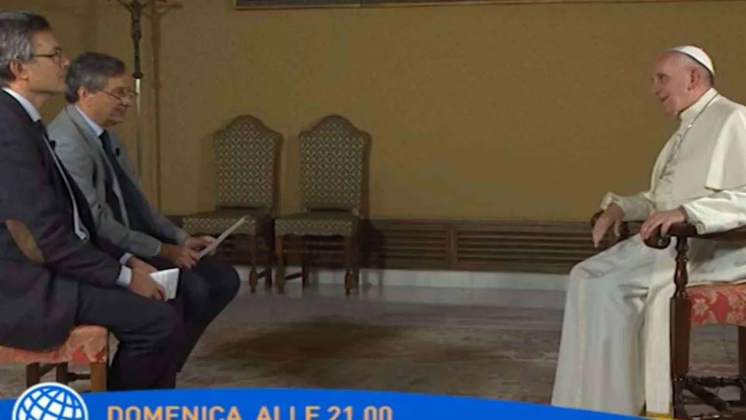 Intervista a Tv2000 e InBlu radio di Papa Francesco