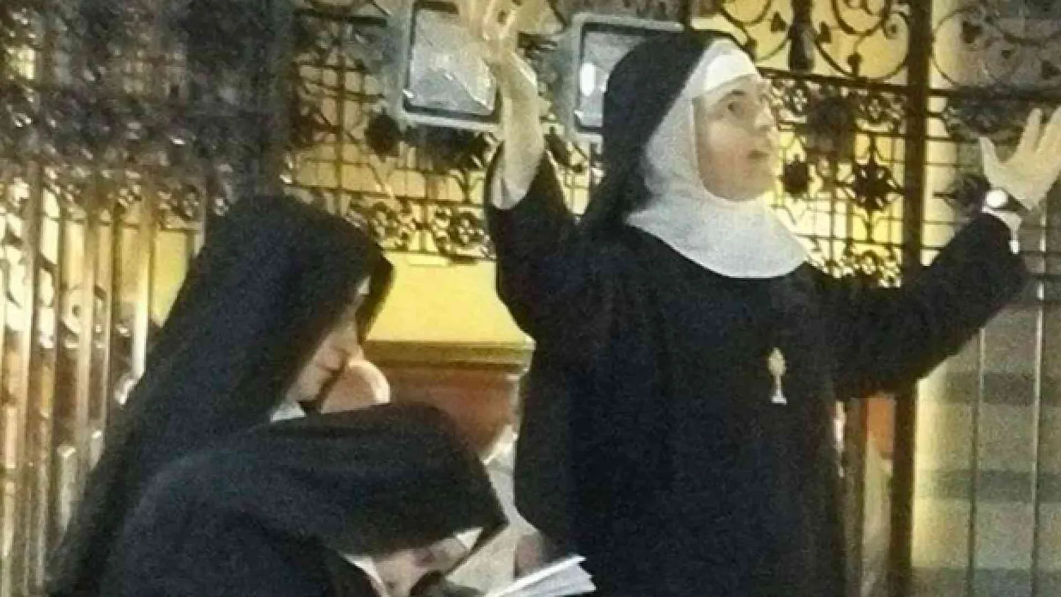 Io, giovane priora, in Duomo con Francesco