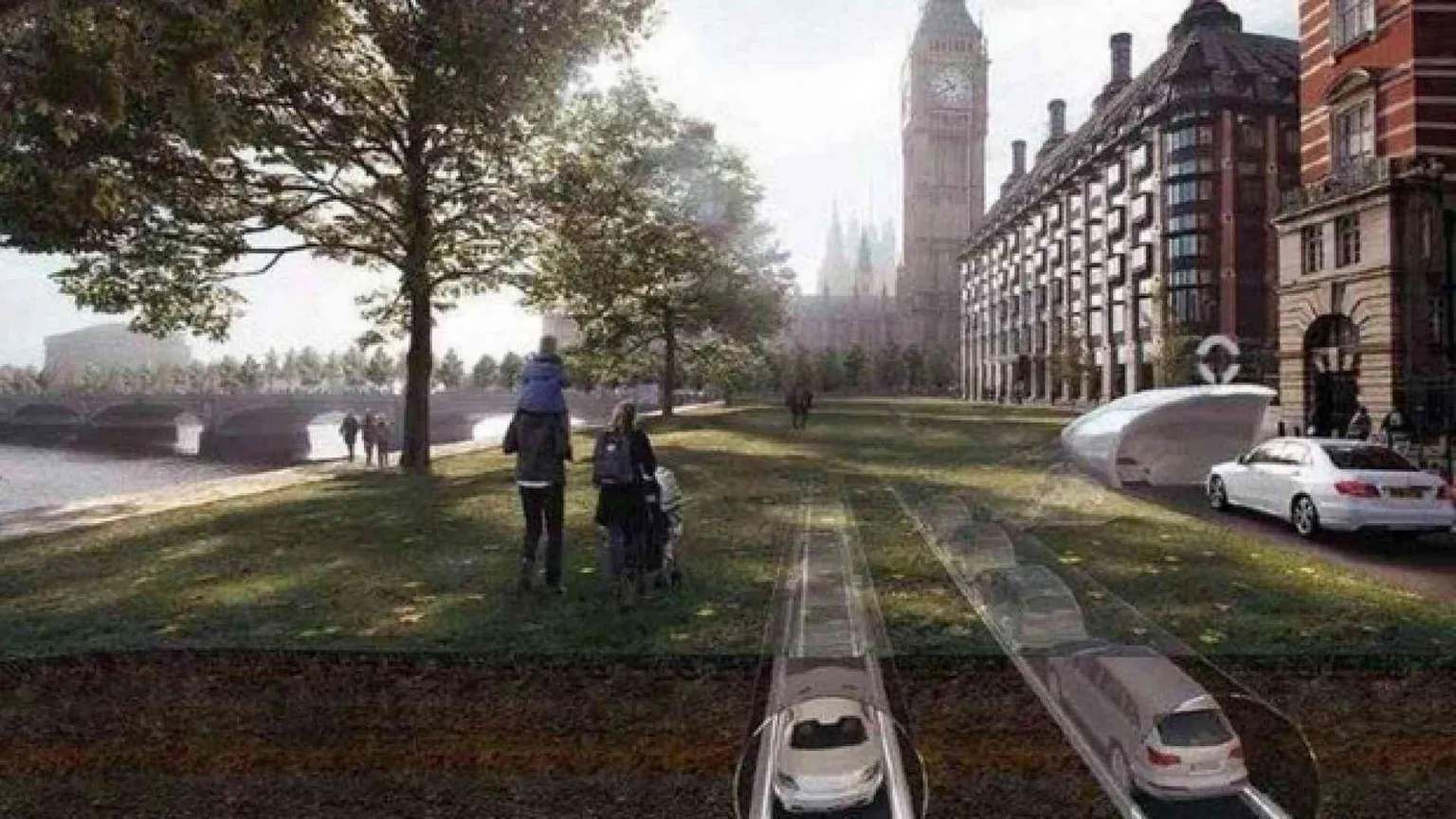 Il sogno di Elon Musk: tutto il traffico sotto terra