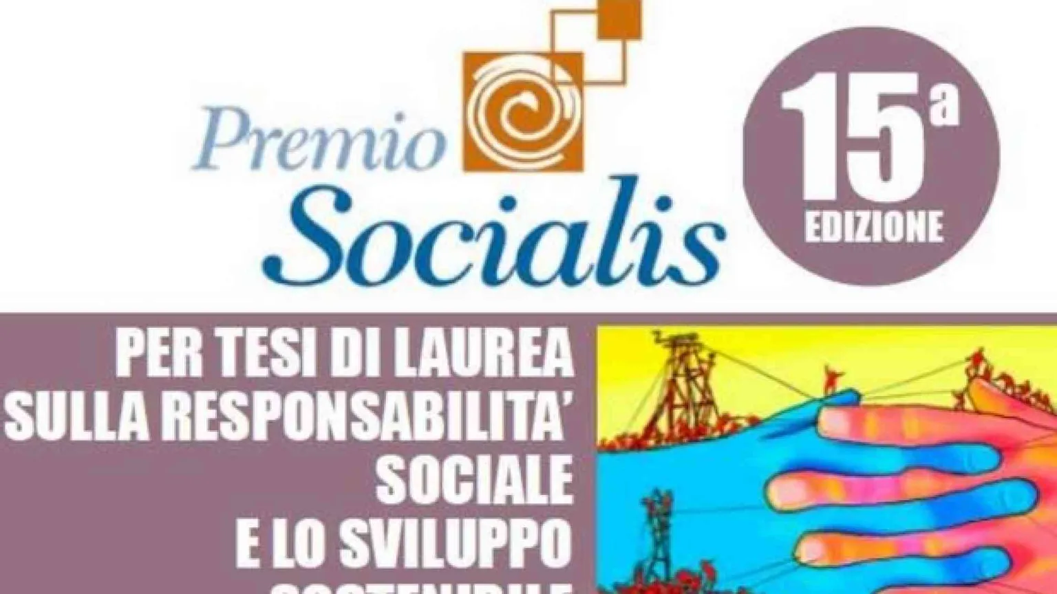 Premio Socialis a tesi su Csr e sviluppo sostenibile