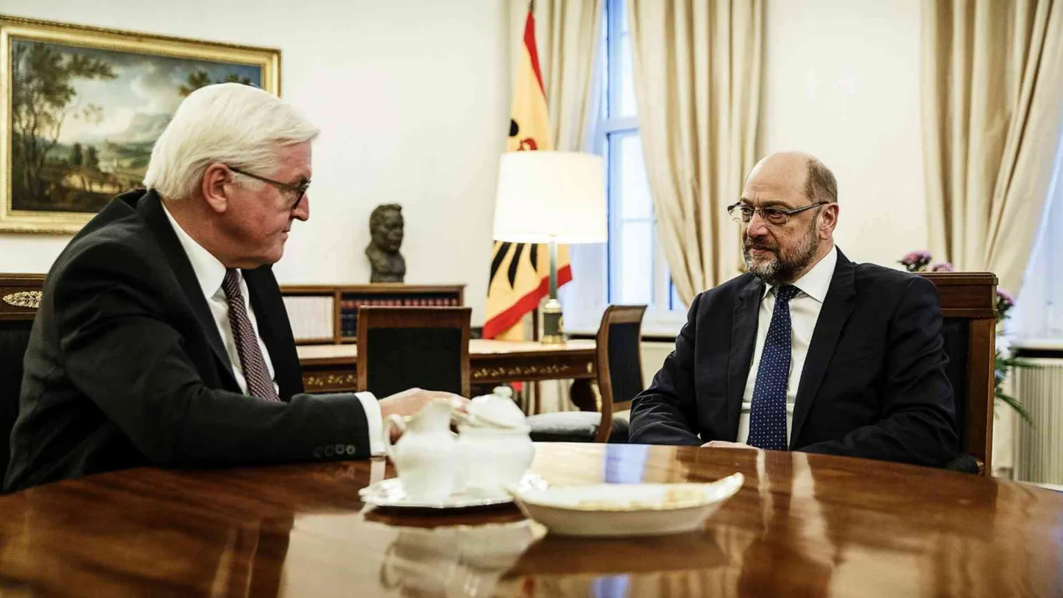 Schulz-Merkel, prove di alleanza