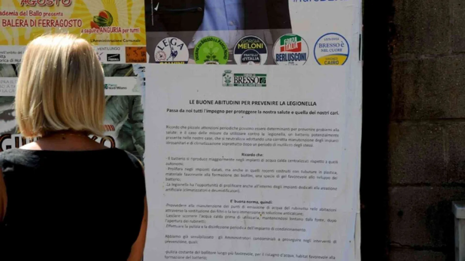Terza vittima per legionella nel milanese