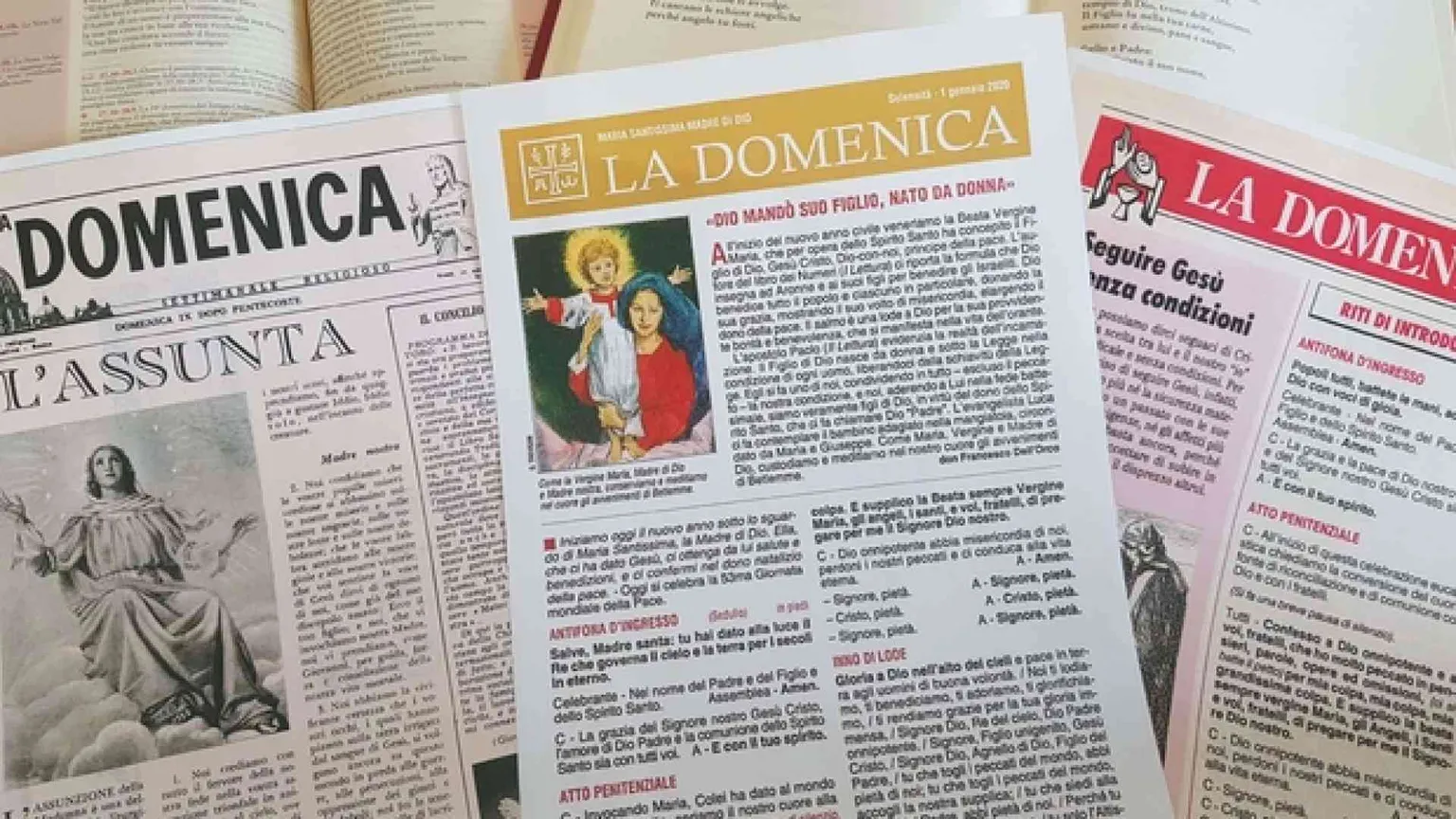 Compie 100 anni il «foglietto» della Messa