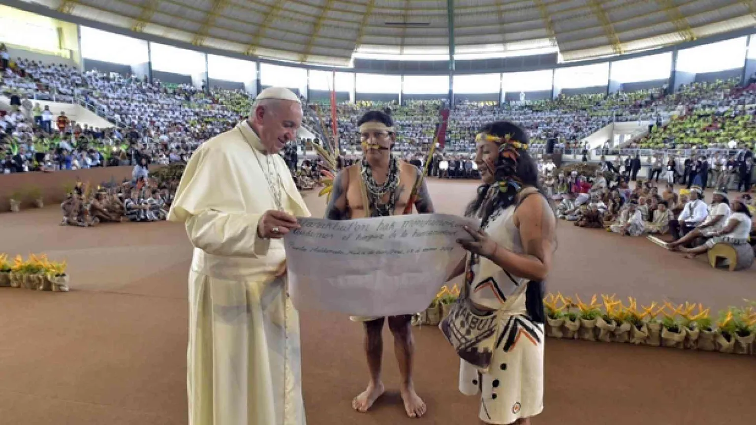 Il grazie a Francesco da tutta l’Amazzonia