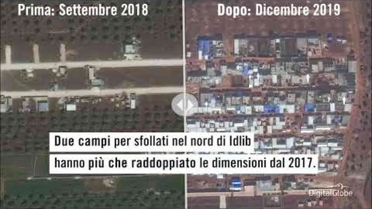 A Idlib la crisi umanitaria dei bambini: i campi profughi prima e dopo