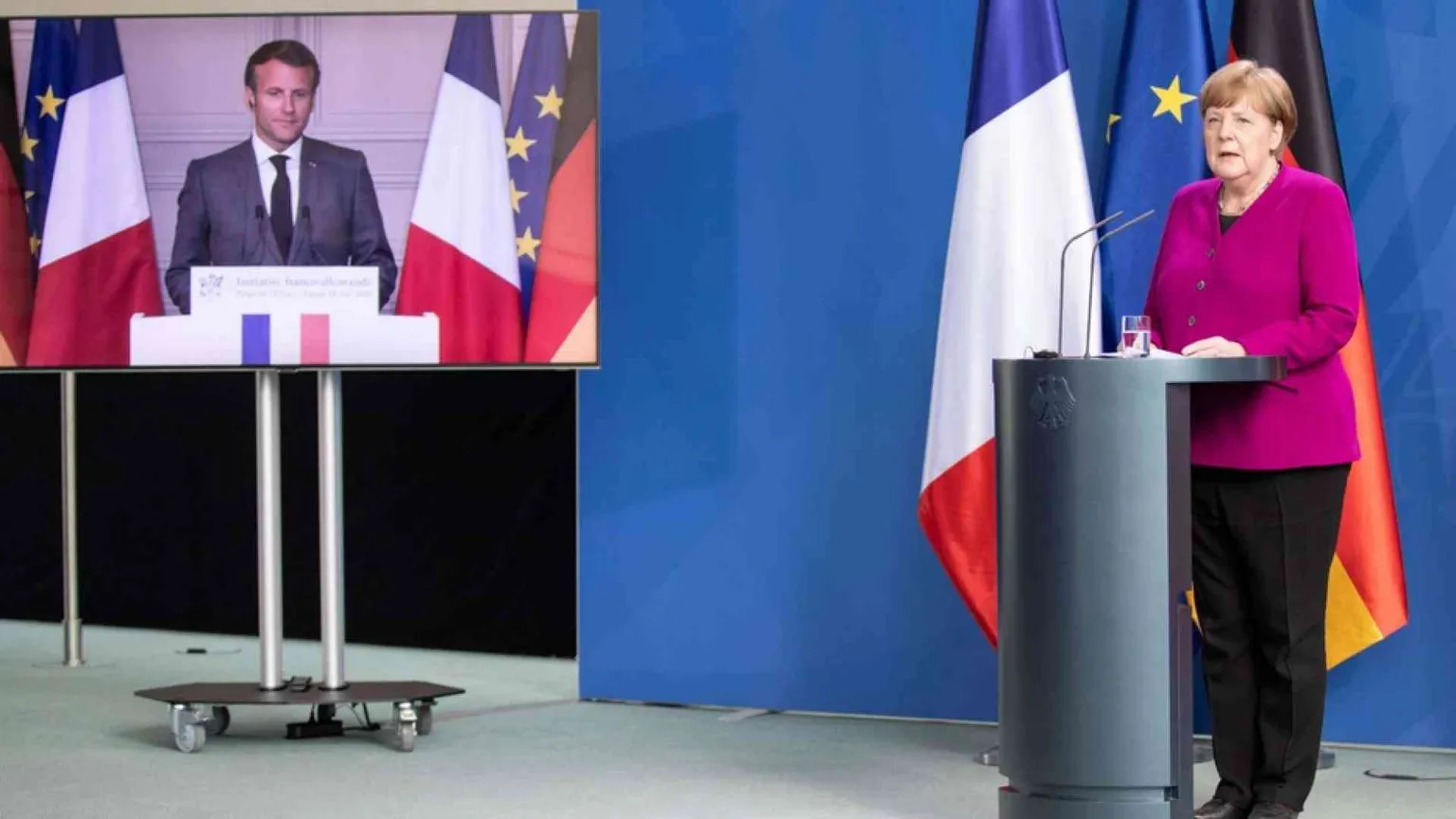 Merkel-Macron: 500 miliardi subito a fondo perduto. Conte: è buon avvio