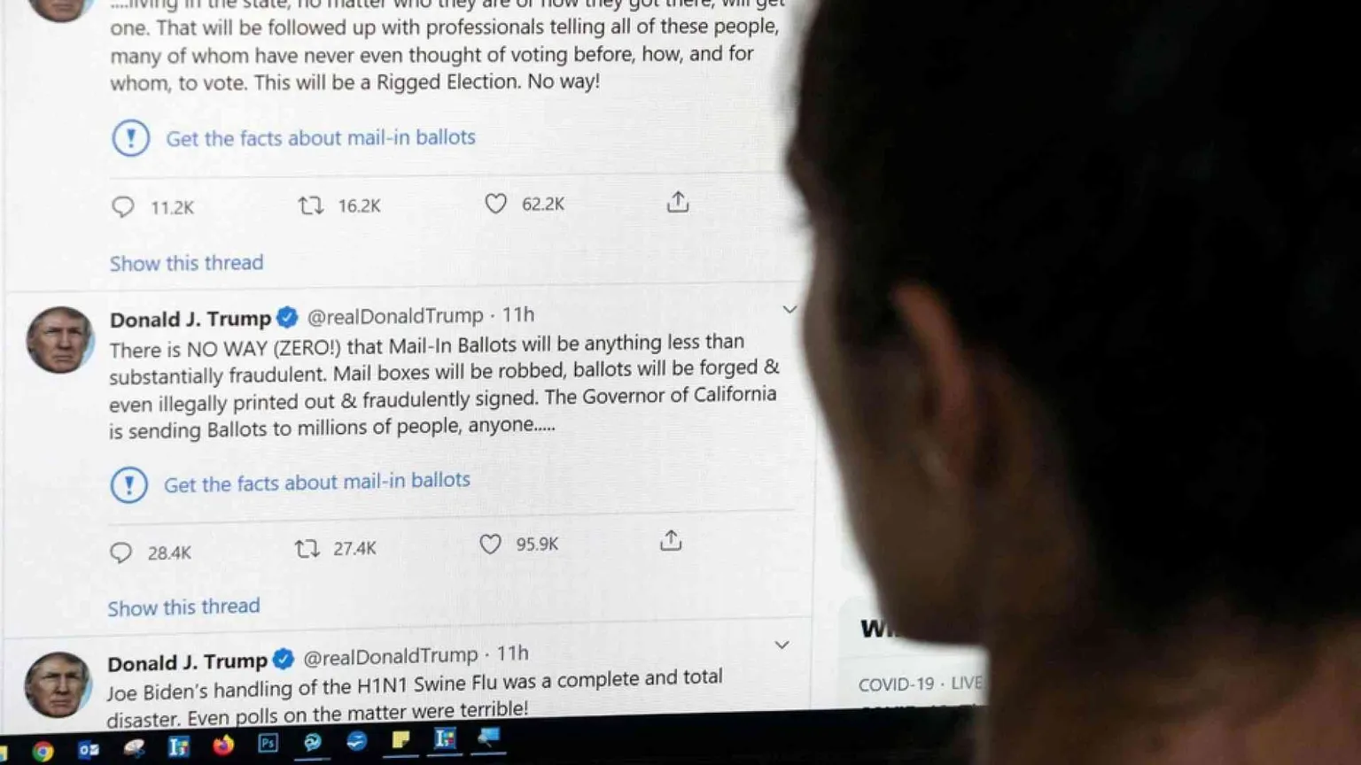 Twitter "censura" Trump: fake news. E il presidente: chiudo i social