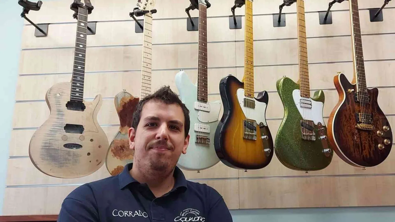 Le chitarre di Carpinteri nate sulle note di Brian May