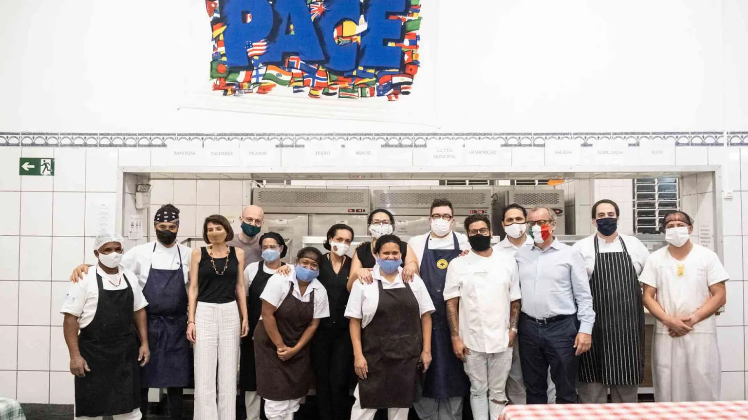 Una cena italiana per gli ospiti dell'Arsenale di San Paolo