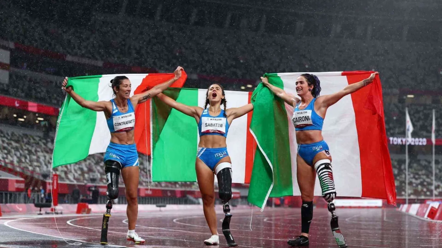 Tripletta storica per l'Italia nei 100 metri femminili