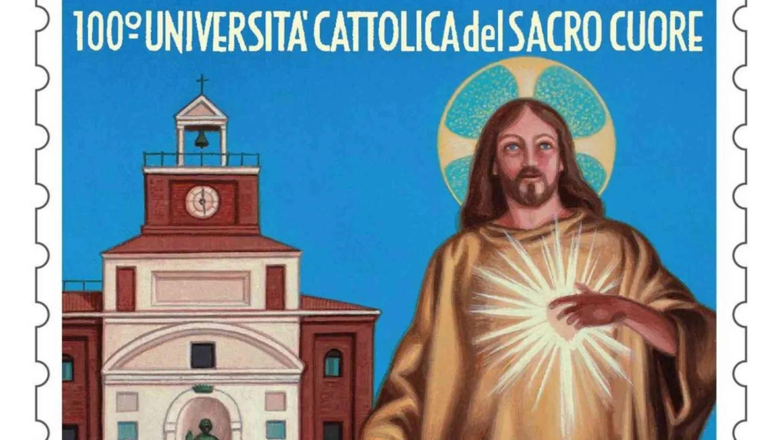 Un francobollo vaticano per i 100 anni dell'Università Cattolica