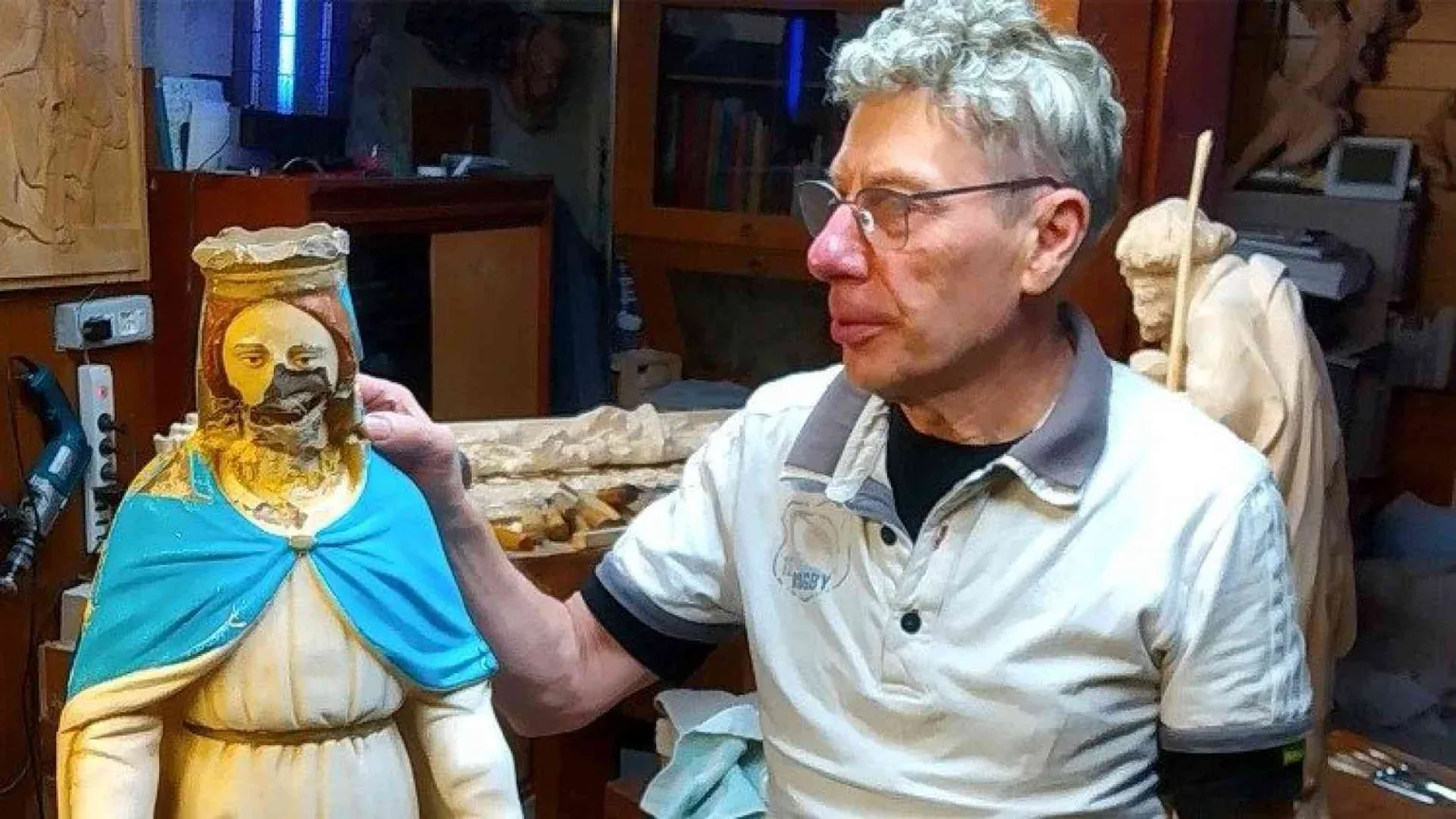 La statua sfregiata dal Daesh arriva in Toscana
