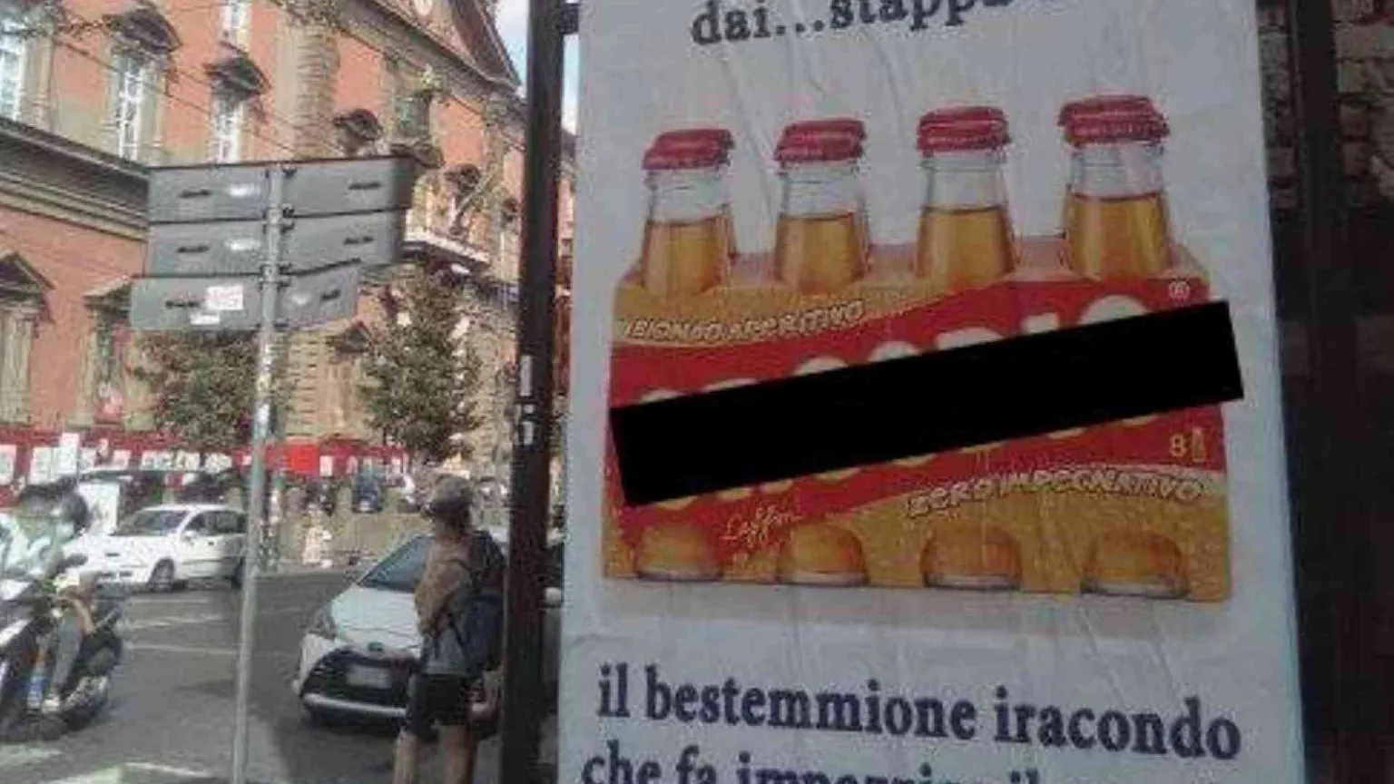 Napoli-choc, manifesti con bestemmie per mostra promossa dalla Giunta