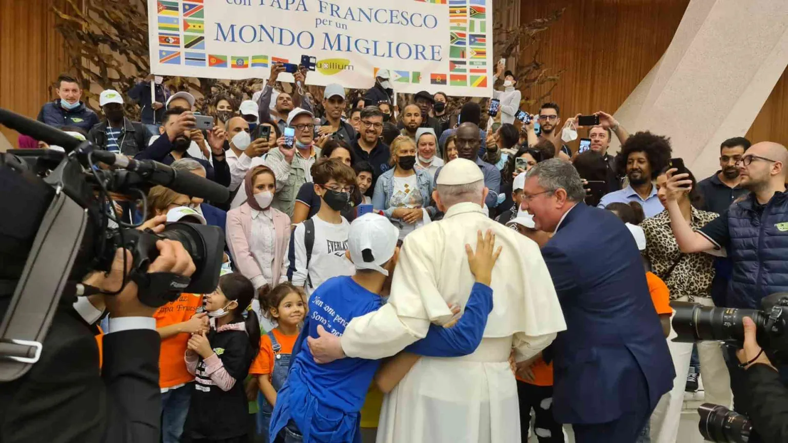 Il Centro Mondo Migliore dal Papa: «Noi, "sfrattati" dalla nostra sede»
