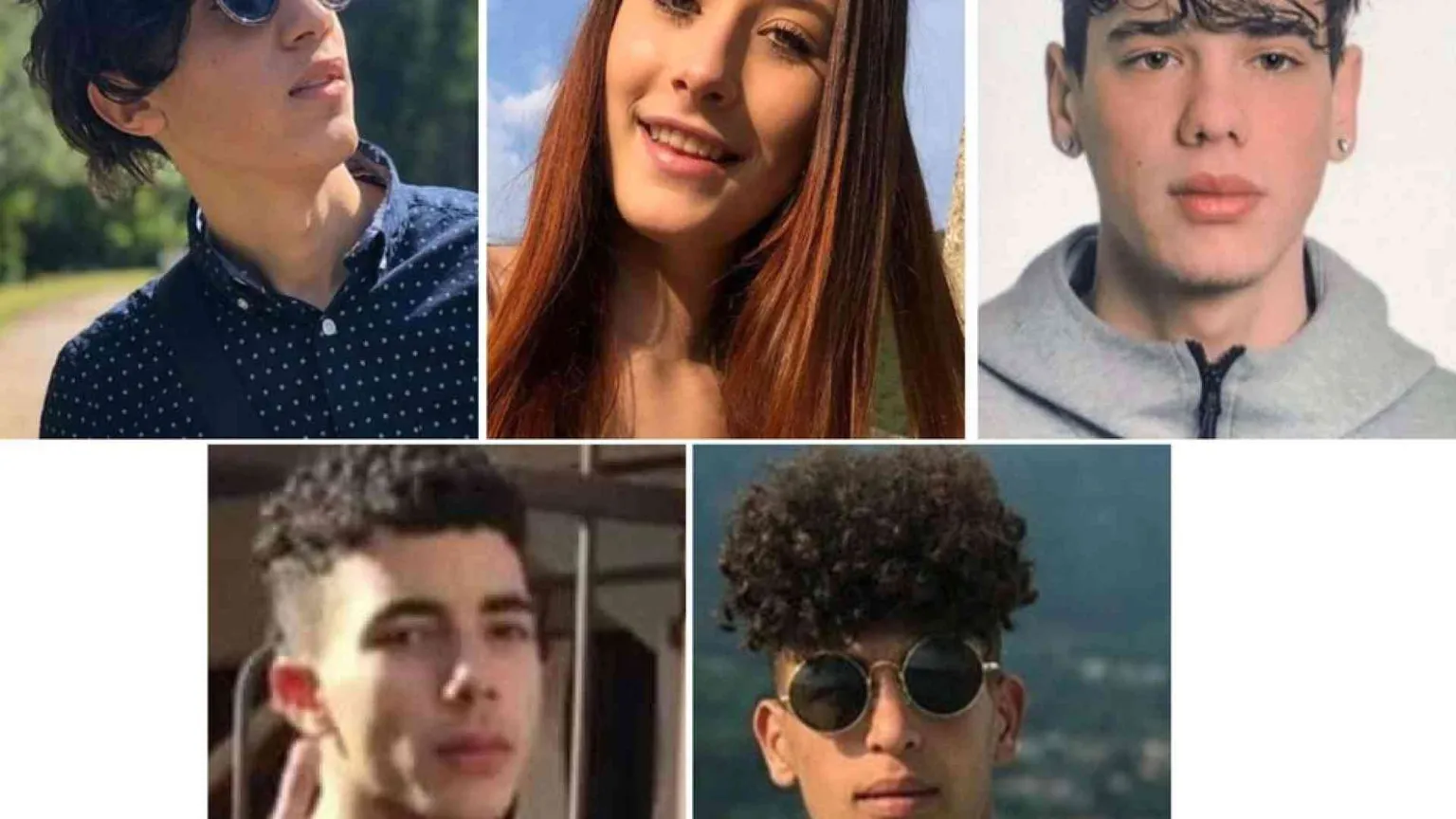 Dolore per i 5 giovani morti nello scontro con bus. Non avevano la patente