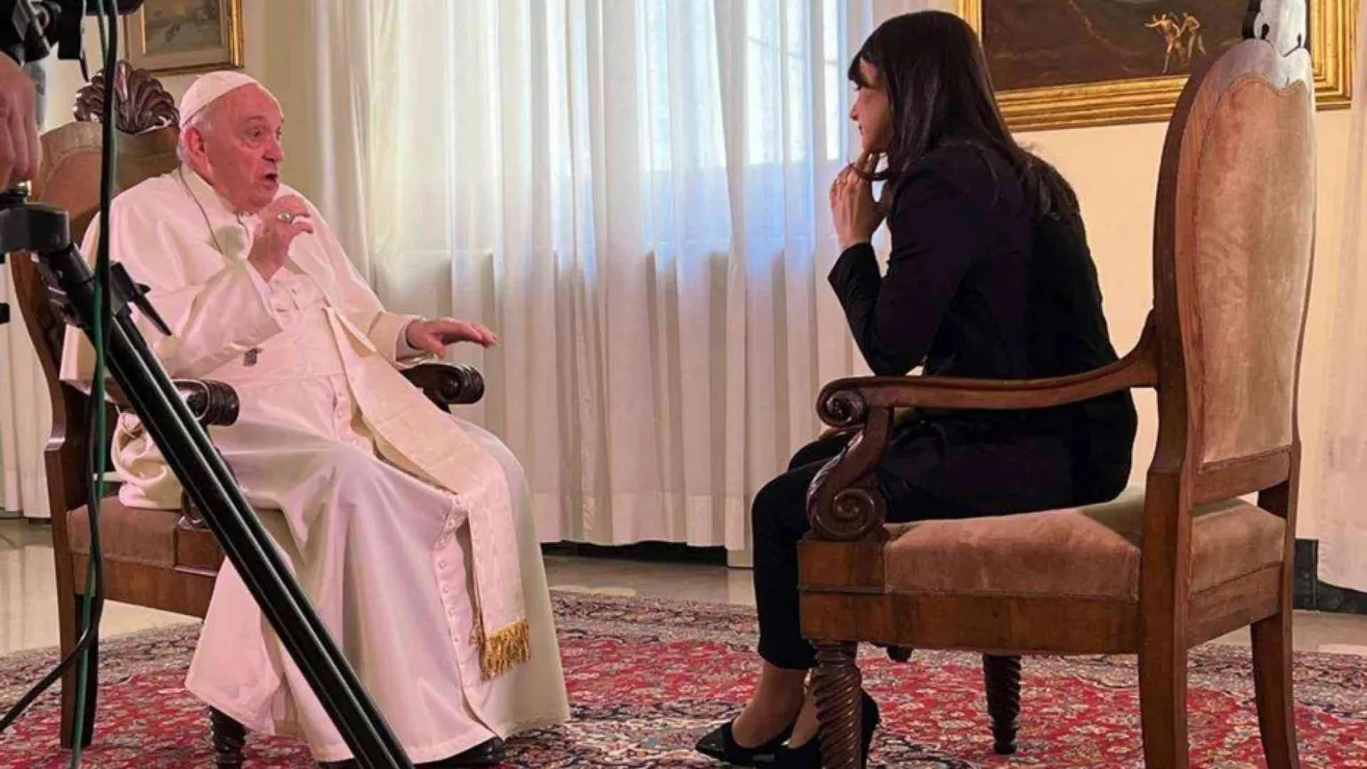 La guerra e la speranza: intervista tv del Papa per il Venerdì Santo
