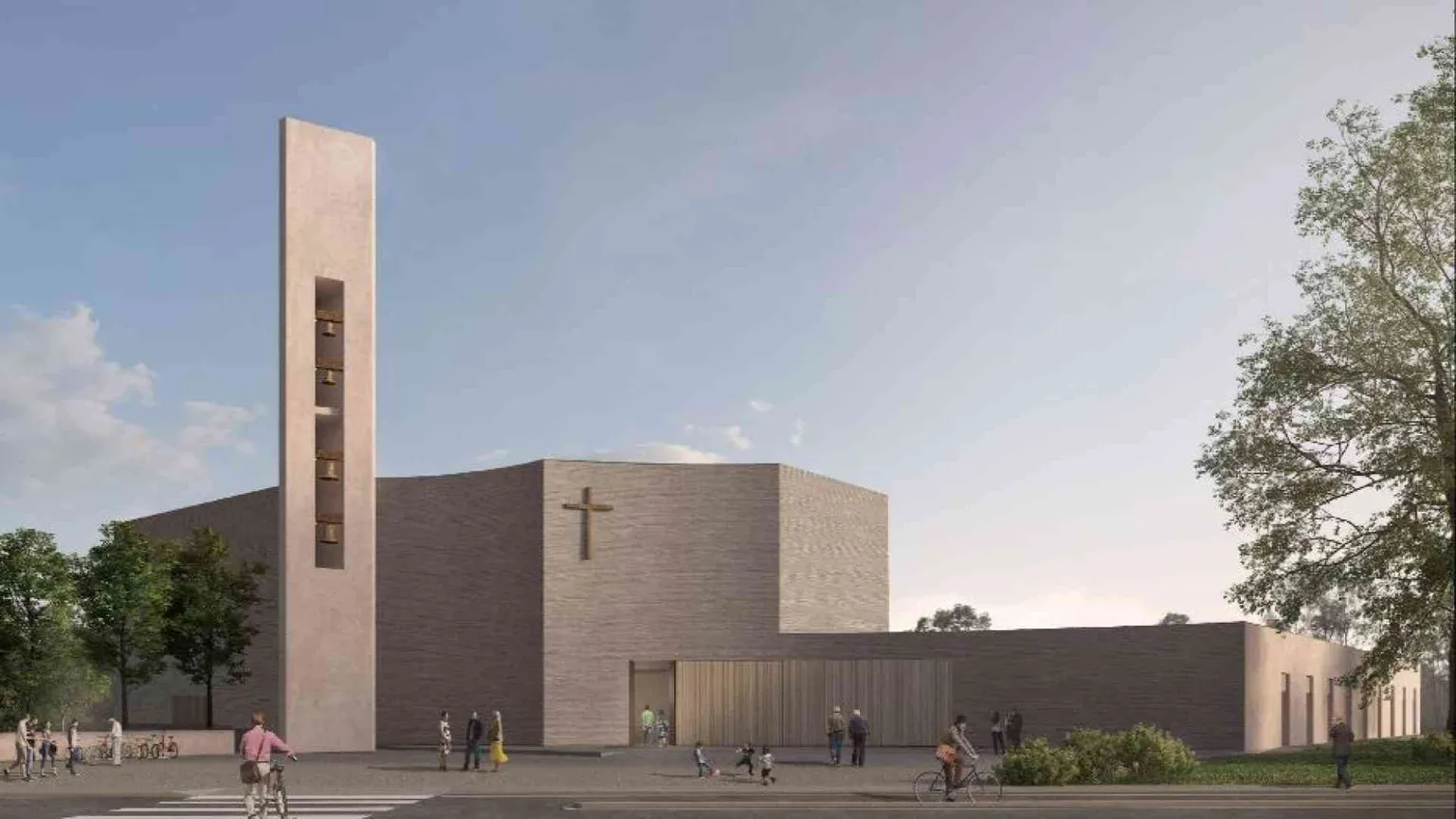 Nella città alluvionata, una nuova chiesa dedicata a Paolo VI