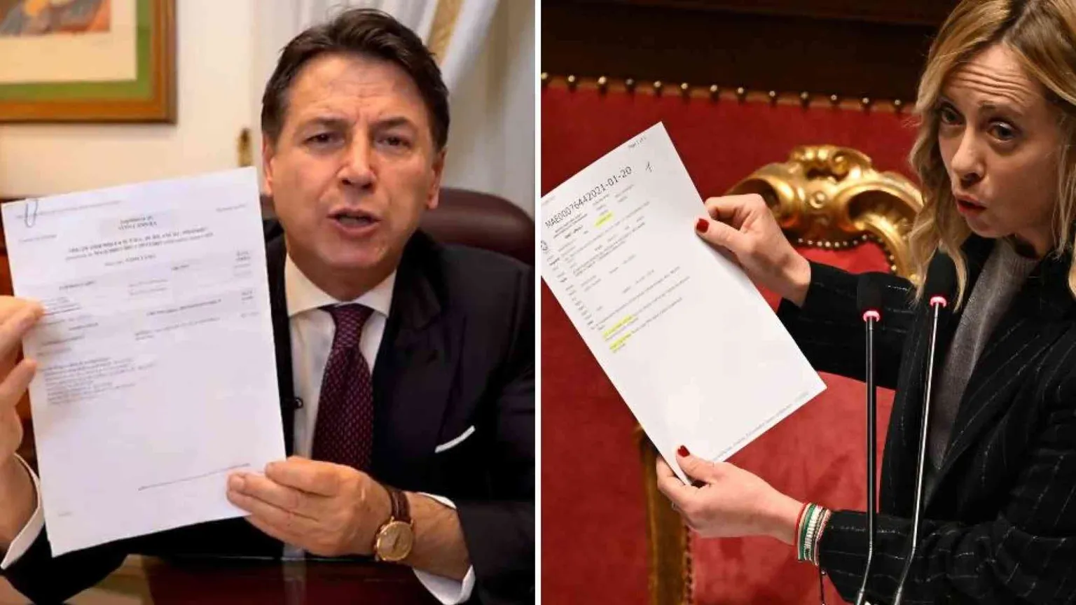 Il Giurì d'onore ascolterà Conte il 18 e Meloni il 19 gennaio
