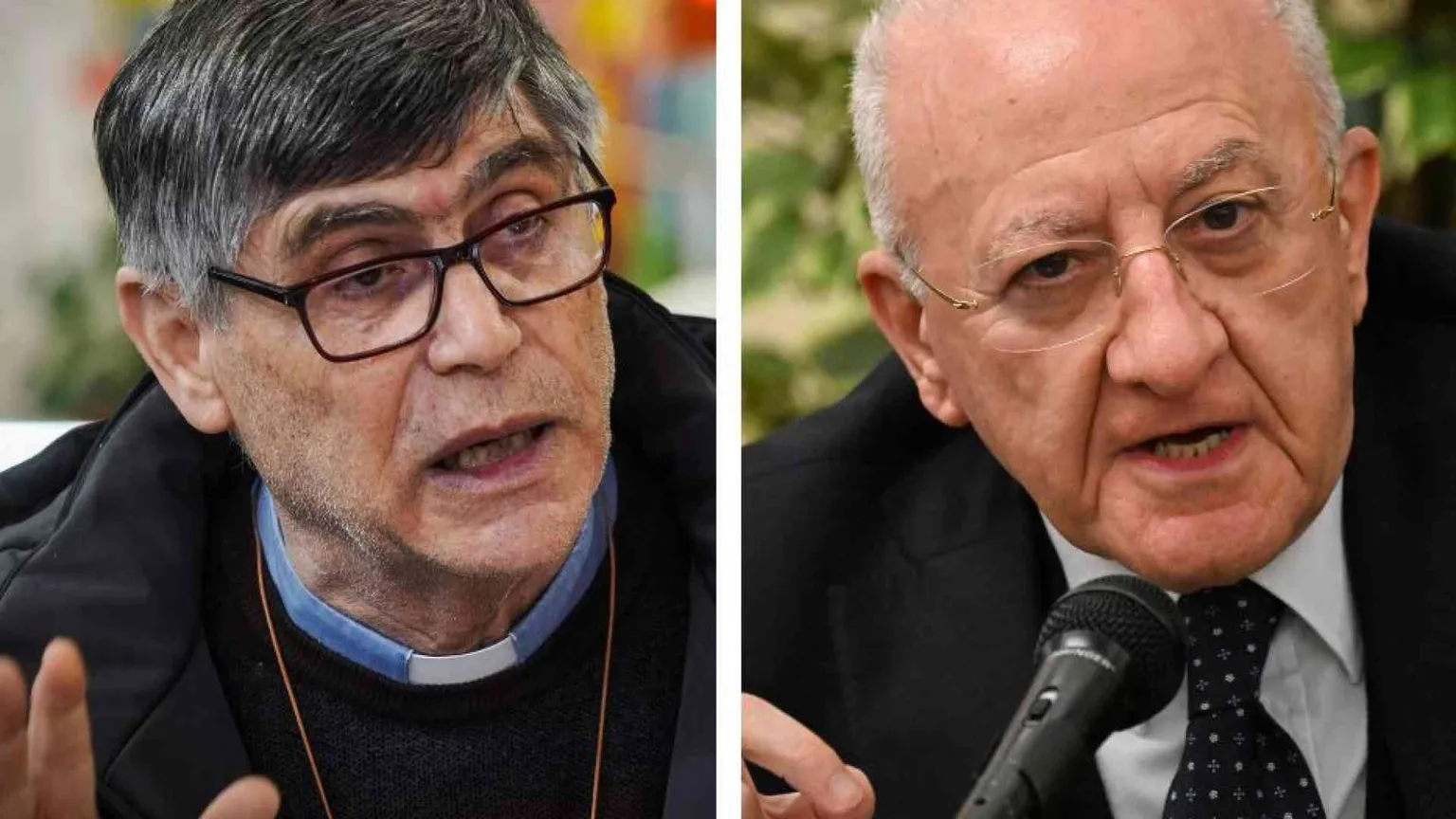 Patriciello: «Caro De Luca, lei non offende me ma la mia povera gente»