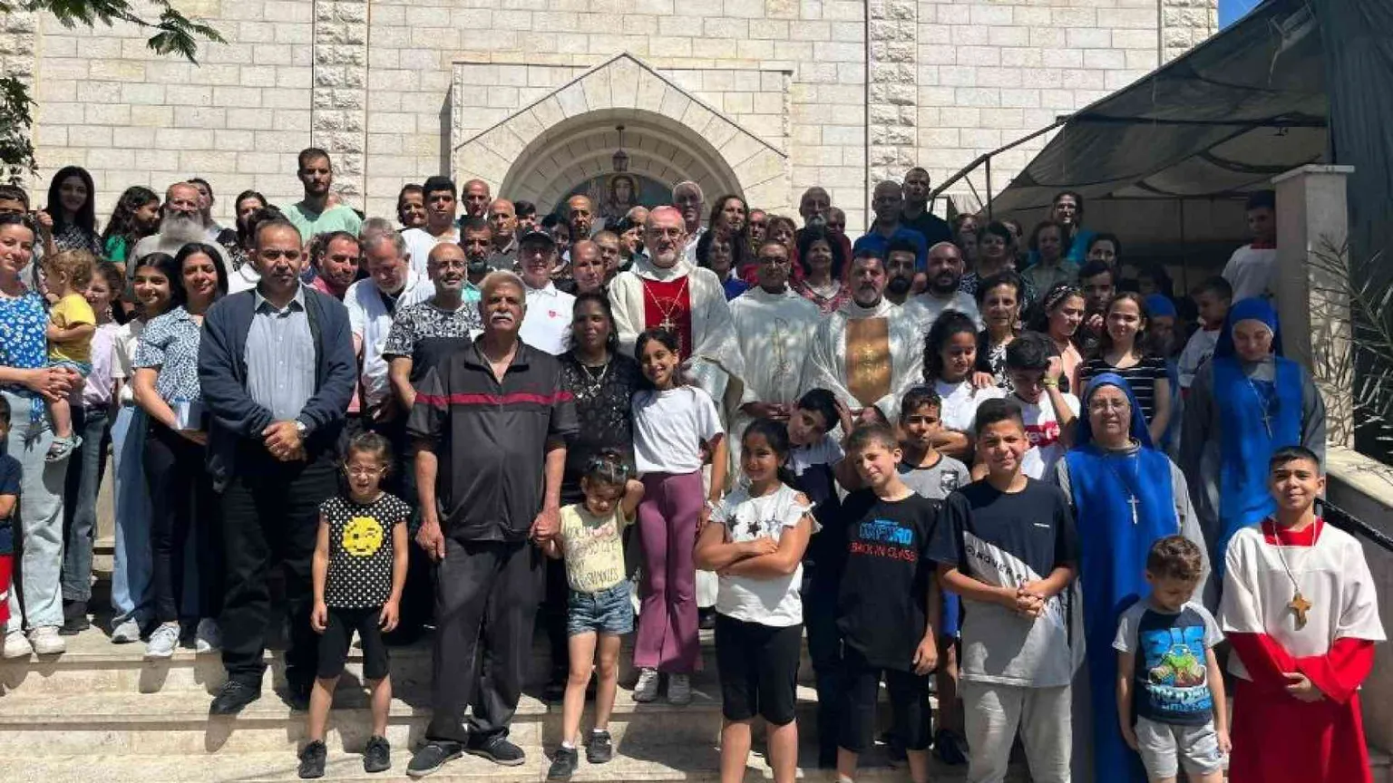 Il cardinale Pizzaballa è entrato a Gaza