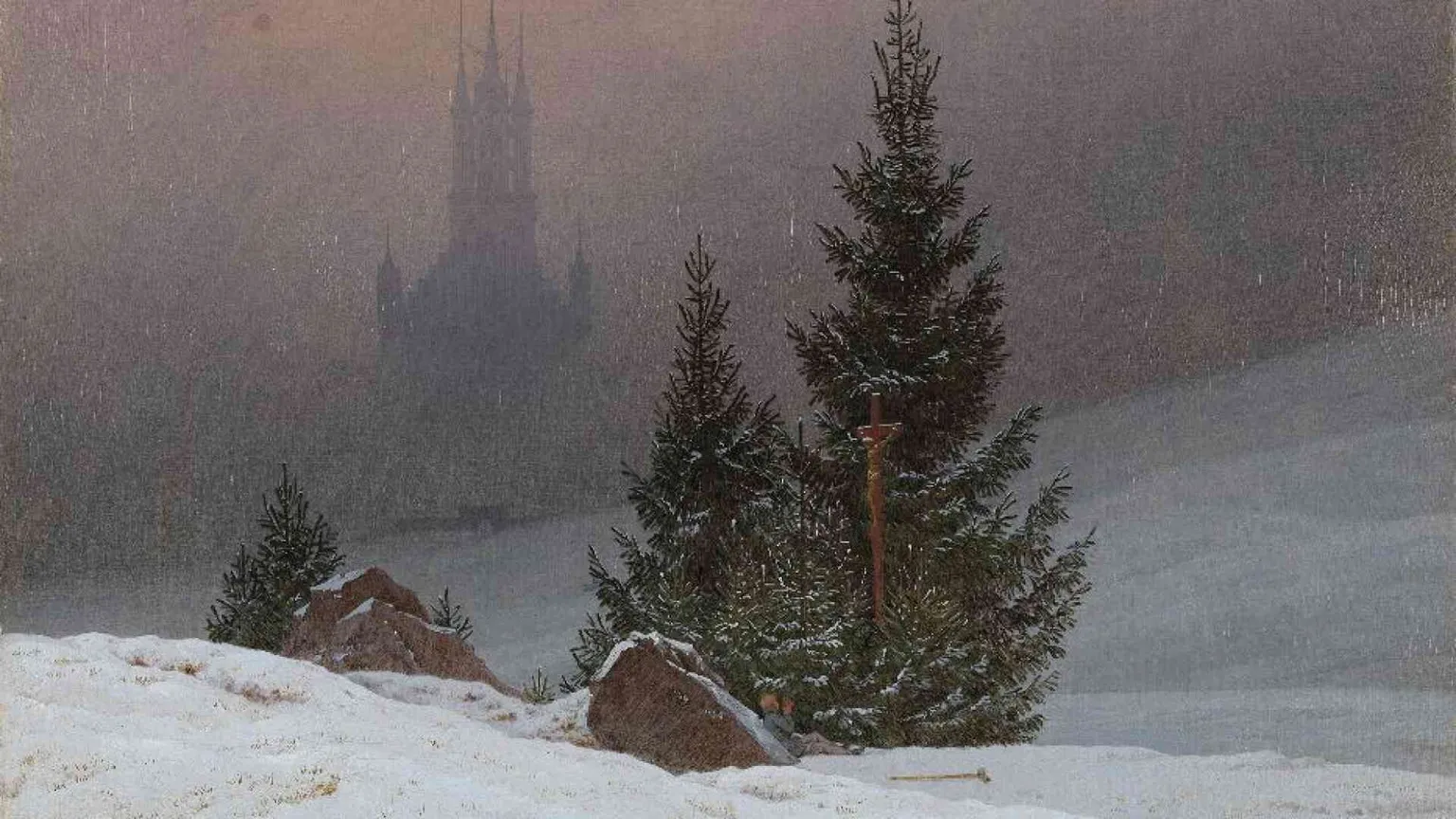 Caspar David Friedrich: la contemplazione della natura conduce alla croce