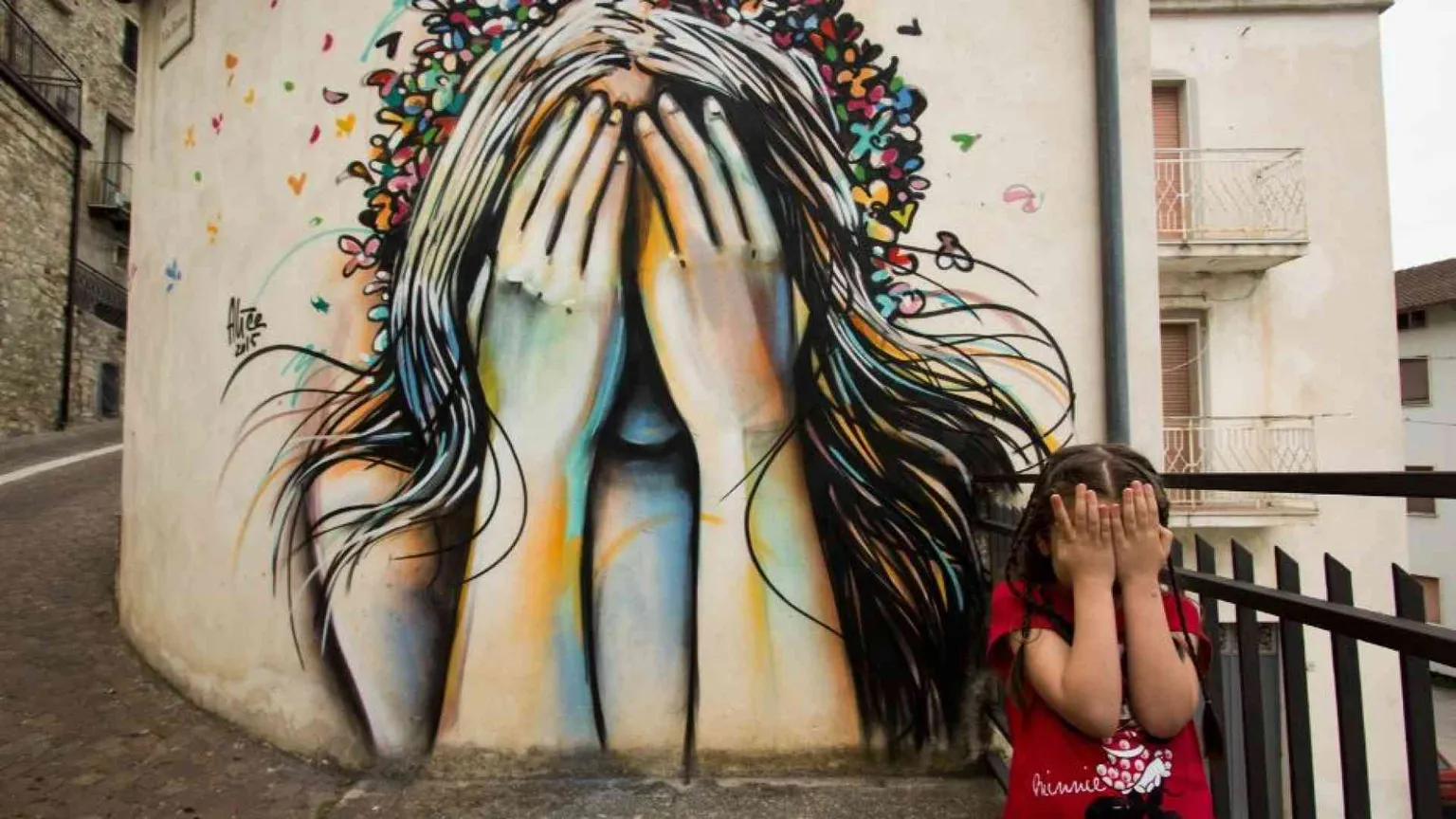 Il Molise che resiste si disegna sui muri di Civitacampomarano
