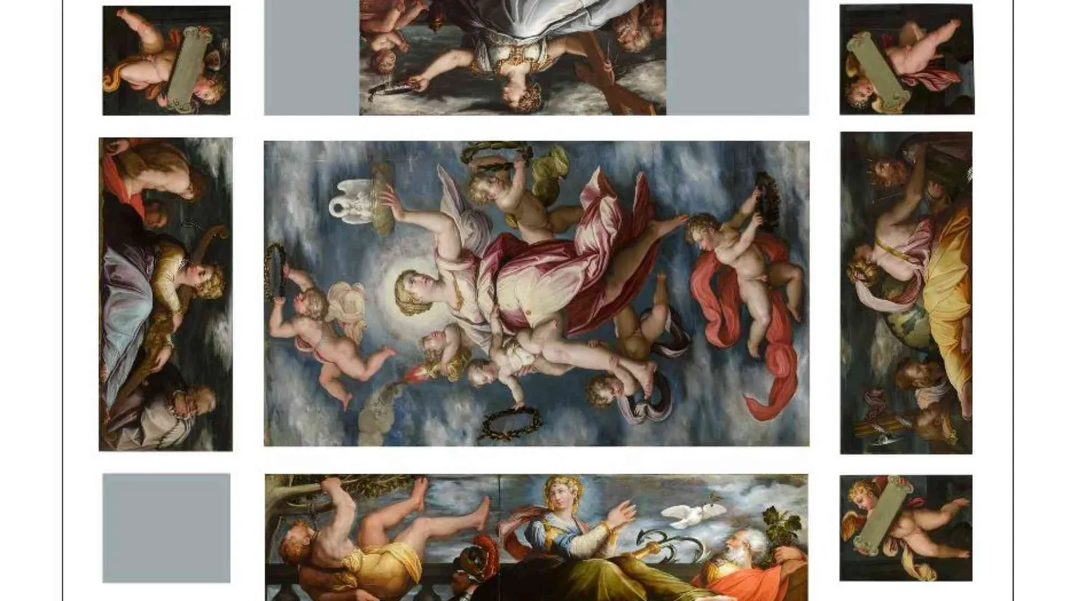 Il soffitto ricomposto per riscoprire Vasari