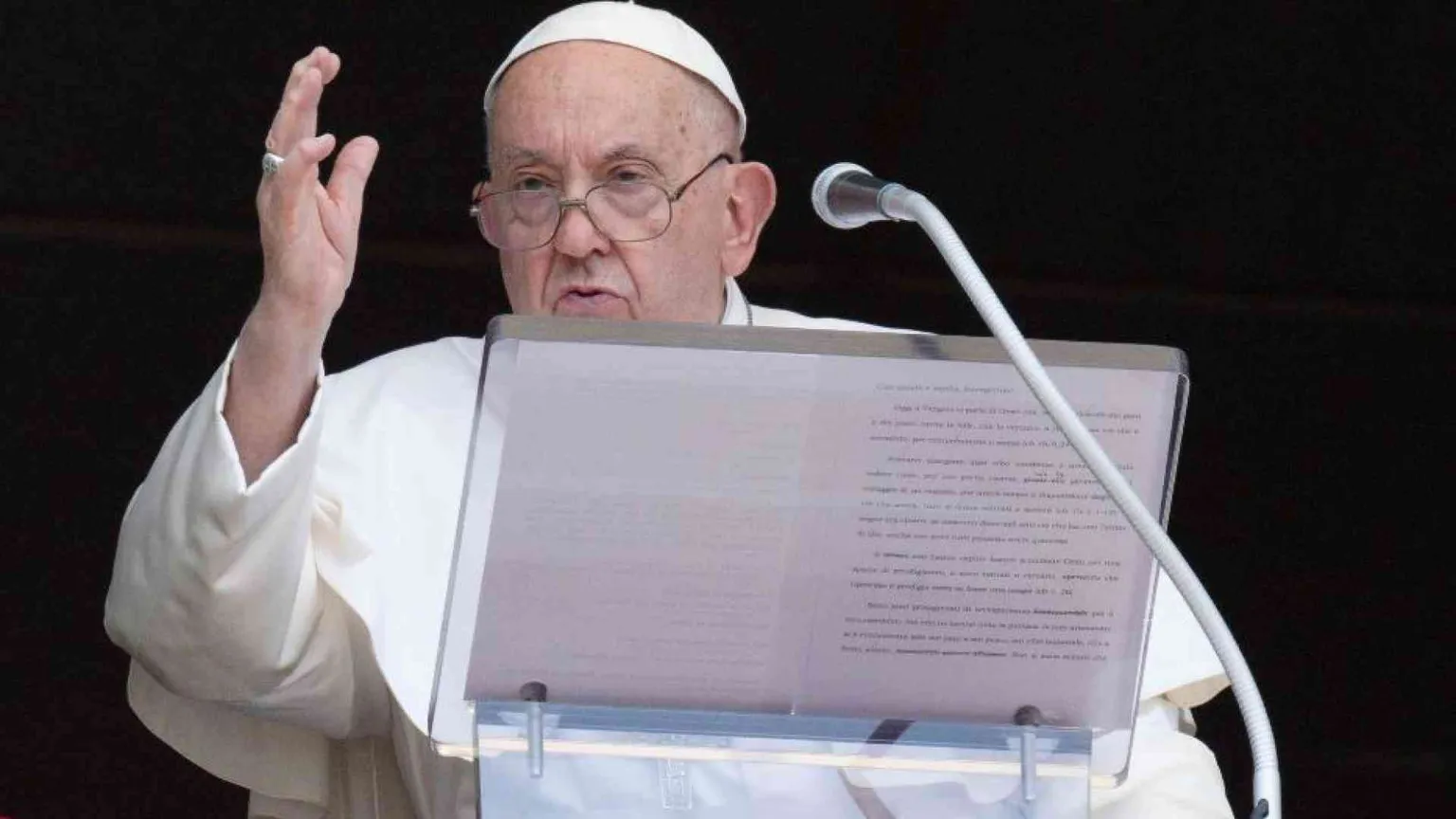 Il Papa: speranza e perdono vie per la pace