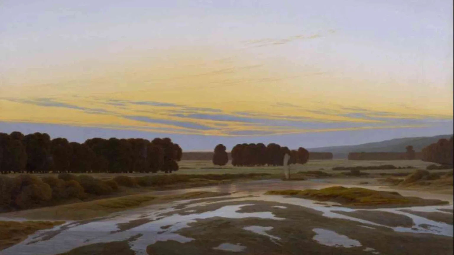 La romantica Dresda nei colori di Caspar David Friedrich