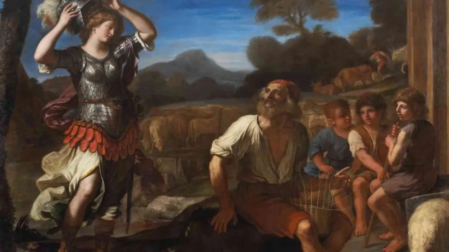 Nella rappresentazione di Erminia in fuga la pittura è anche filosofia
