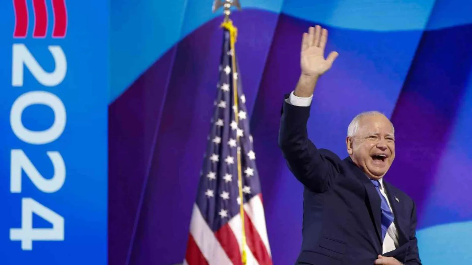 La notte di Tim Walz, che sarà il vice di Harris: «Abbiamo la squadra vincente»