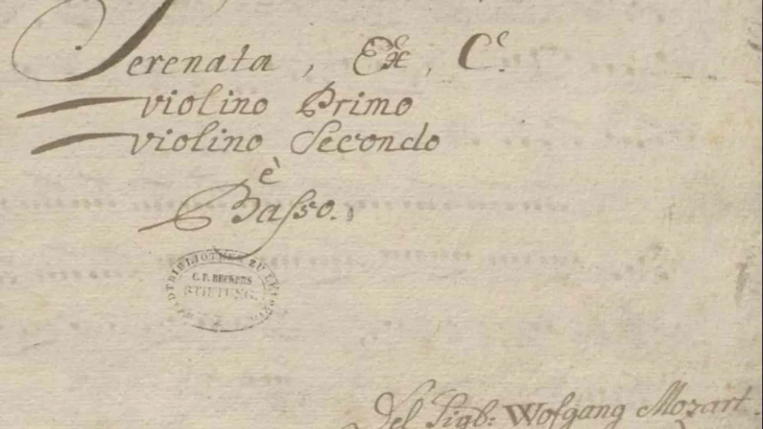 Mozart «ritrovato»: a Milano la prima italiana della Serenata mai sentita