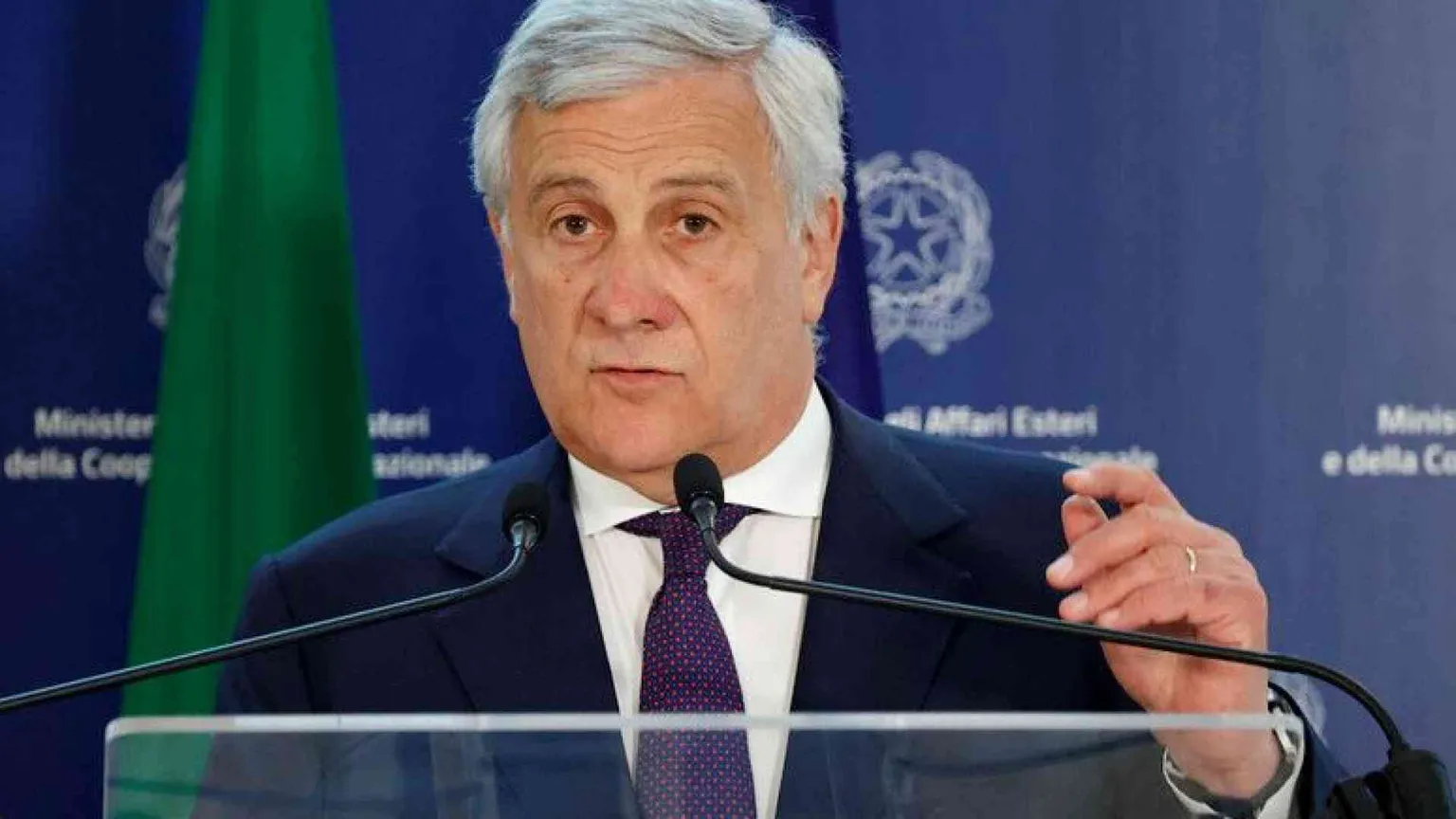 «Avvertimento» a Tajani da un gruppo pro-Palestina