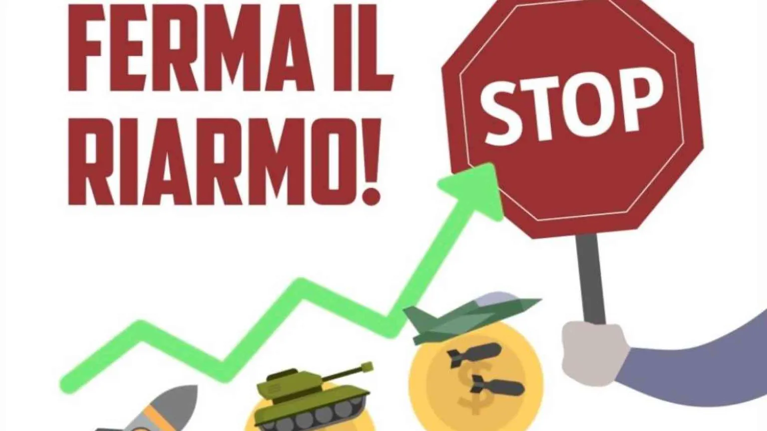«Ferma il riarmo». Parte la mobilitazione della società civile contro ReArm Eu