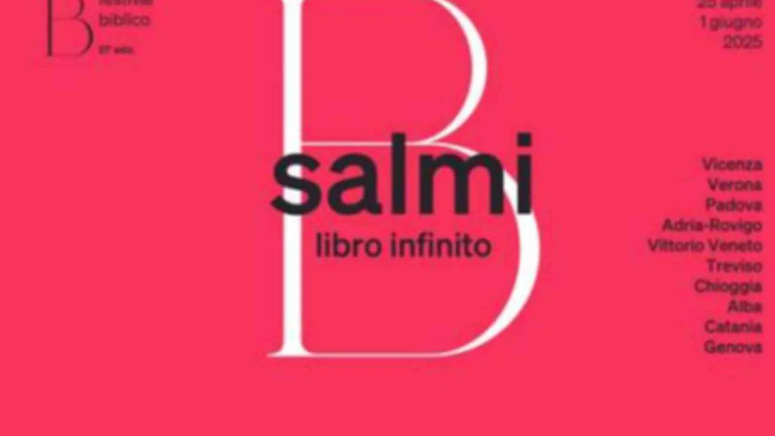 Il libro infinito dei Salmi si svela al Festival Biblico