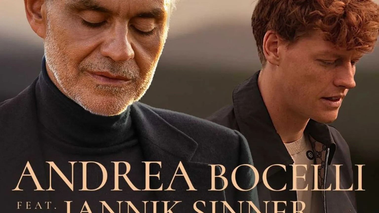 Bocelli e Sinner in un duetto inedito tra voce e racconto