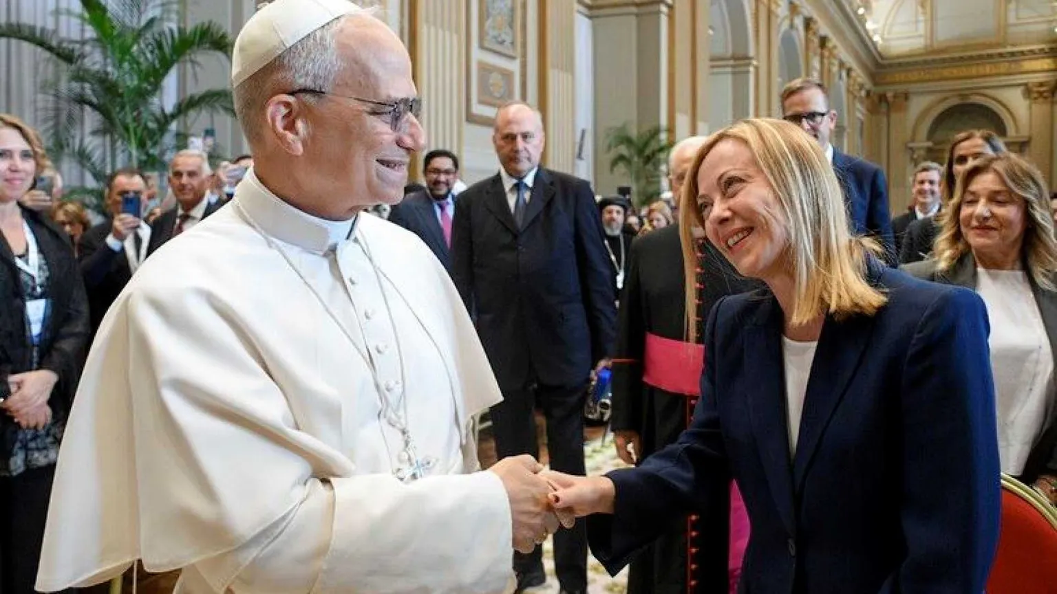 Mercoledì papa Leone riceve Giorgia Meloni