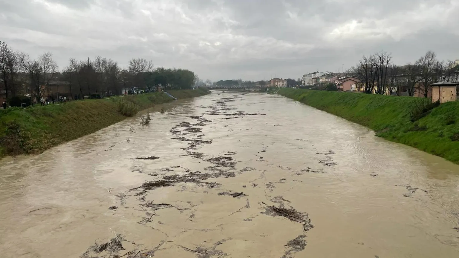 FIUME LAMONE NELL'ALLUVIONE 2025