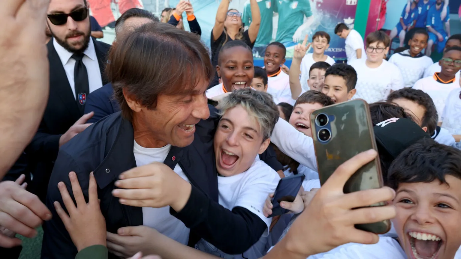 Anche Conte ad Acerra per il campo dedicato a una vittima dell'Heysel