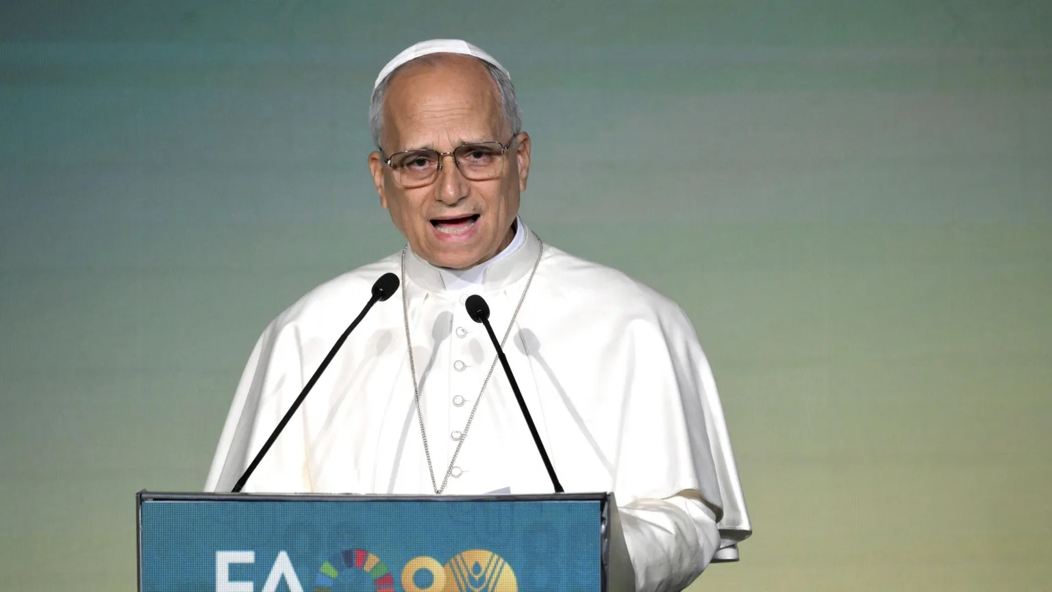 Papa Leone XIV nel suo discorso alla Fao