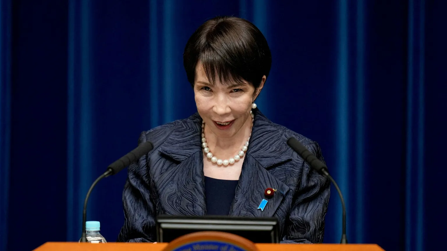 La premier giapponese Sanae Takaich